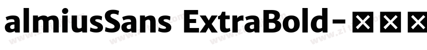 almiusSans ExtraBold字体转换 almiusSans ExtraBold字体转换
